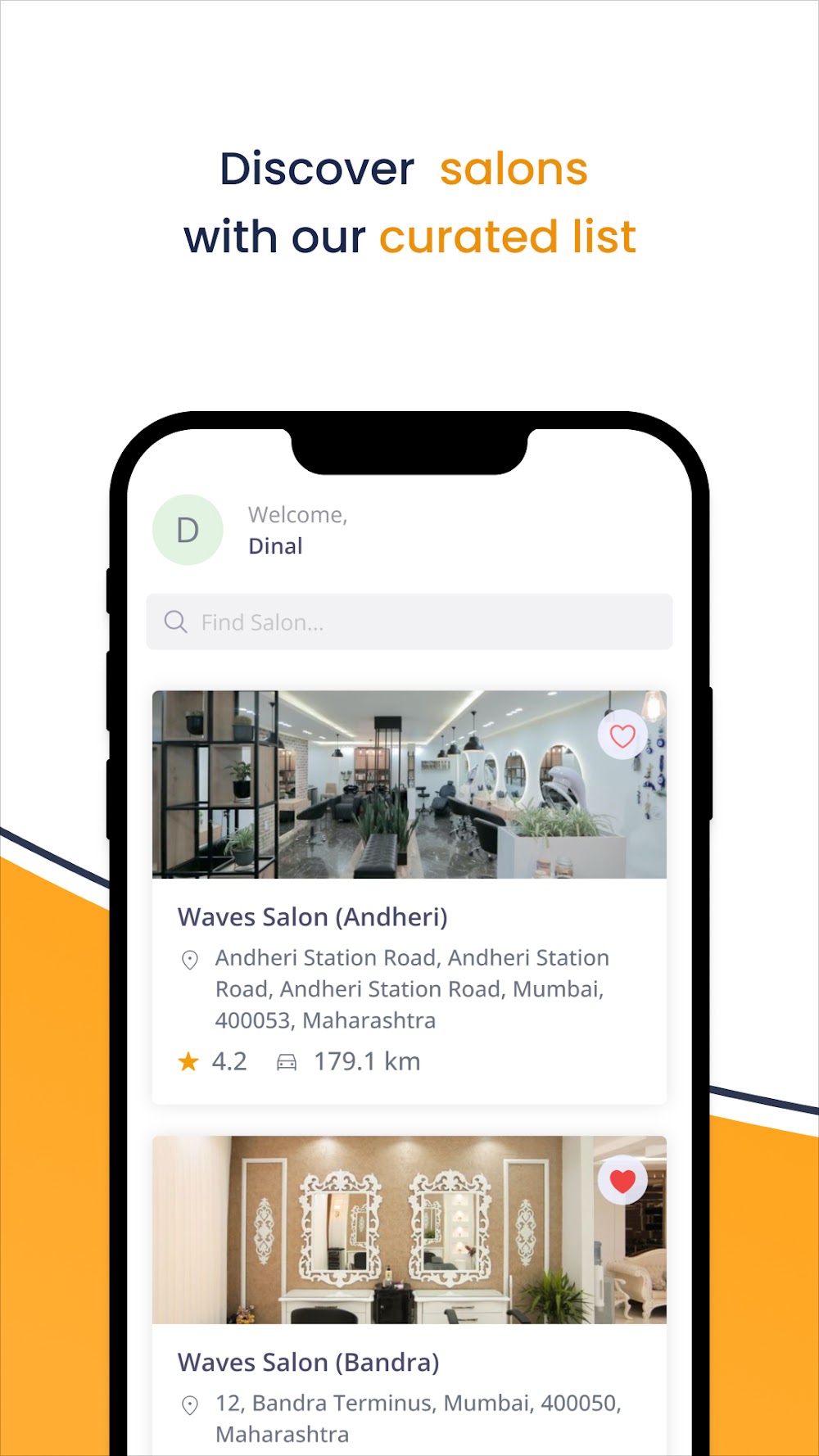 Salonior client app on Google Play — discover and book salons