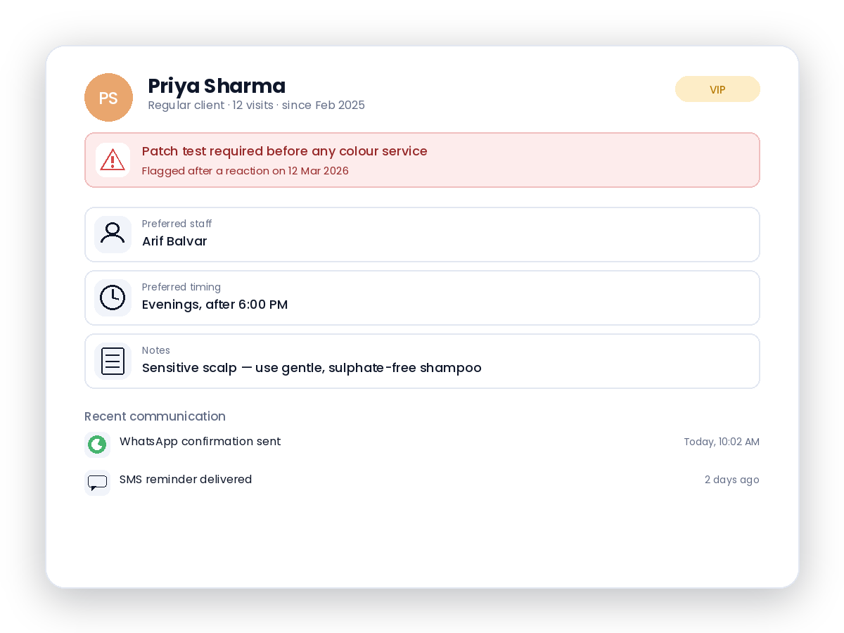 Preferences & alerts