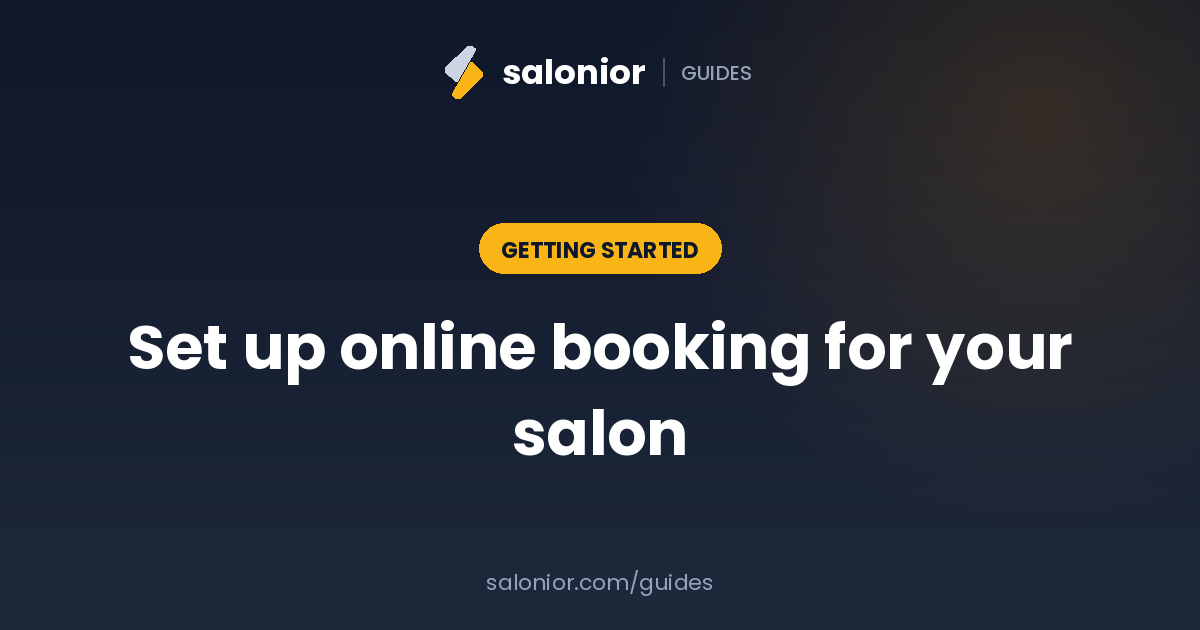 Set up online booking in 15 minutes