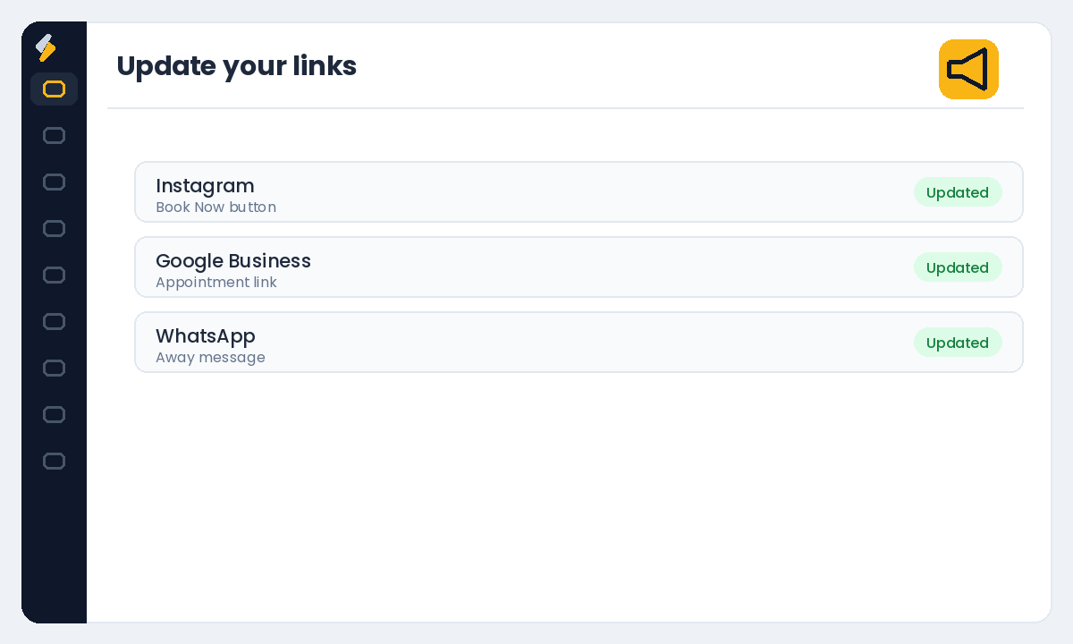 Point your links to the new page